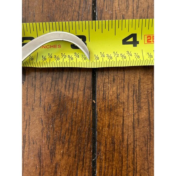 Vintage Sterling Silver Zig Zag Brooch Taxco Mexico 925 Statement Jewelry Piece - Picture 15 of 16